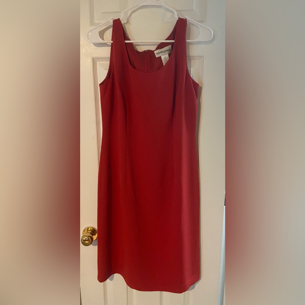 Bloomingdale’s Red Business Dress